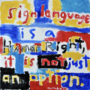 Tegnsprog som en menneskerettighed